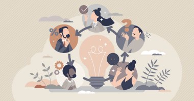 Toplum grubu olarak kolektif zeka, sağduyu, küçük insan konsepti