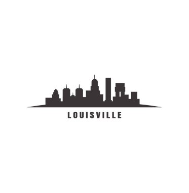 Louisville siluetinin vektör çizimi