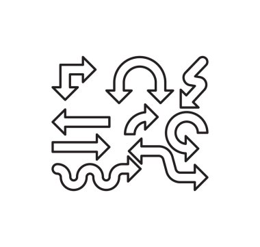 Oklar için vektör illüstrasyonu