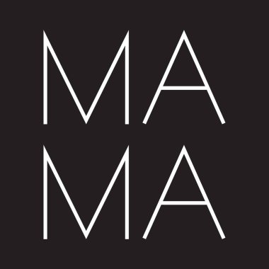 Anne işaretinin vektör çizimi