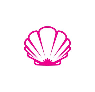 Deniz kabuğunun vektör çizimi