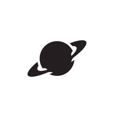 Satürn gezegeninin vektör çizimi