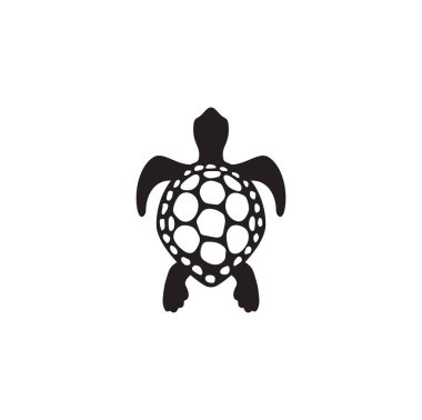 Deniz kaplumbağasının vektör çizimi