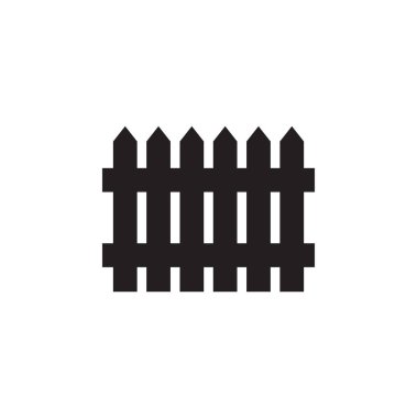 Ahşap çitin vektör çizimi