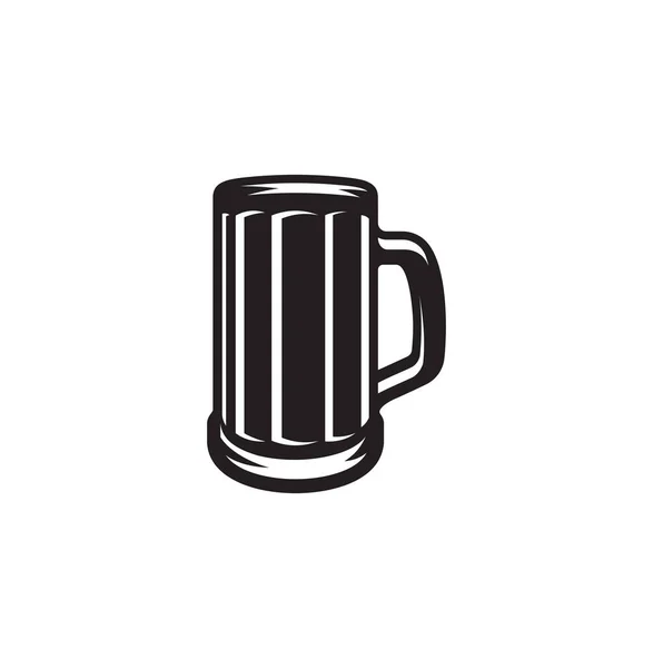 Illustration Vectorielle Tasse Bière — Image vectorielle