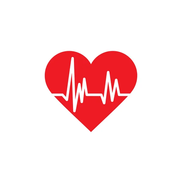 Kalp Atışının Vektör Illüstrasyonu — Stok Vektör