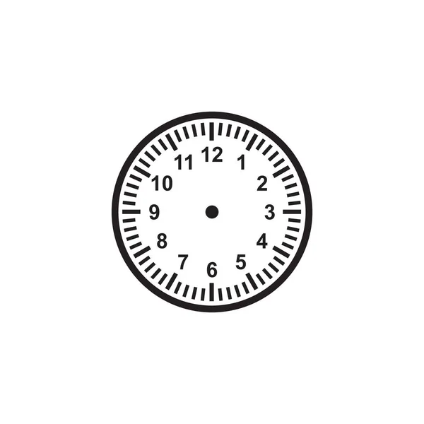 Vector Illustration Clock Face — Stock vektor
