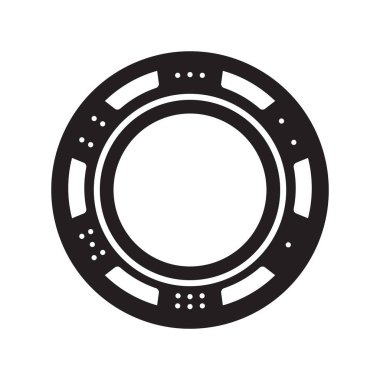 Kumarhane çipinin vektör çizimi