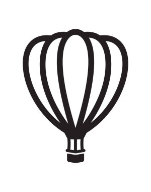 Sıcak hava balonunun vektör çizimi