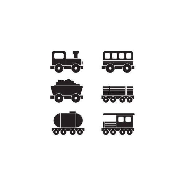 Ilustración Vectorial Del Tren — Vector de stock