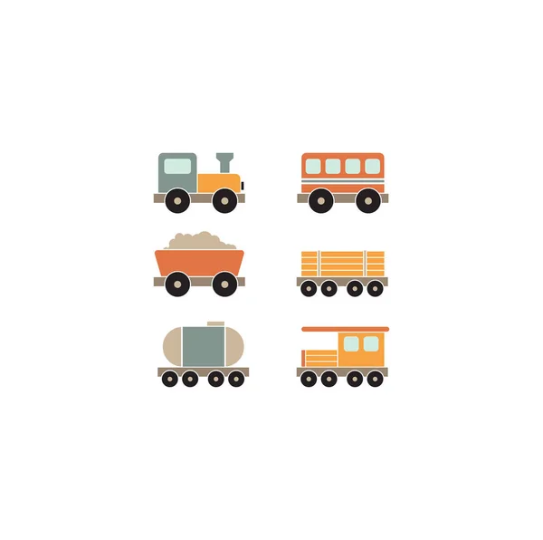 Illustration Vectorielle Train — Image vectorielle