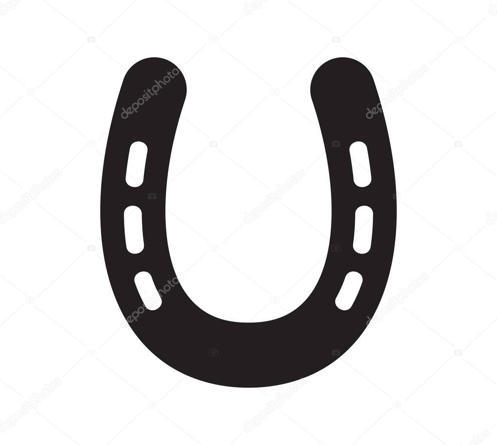 Vector illustration of the horseshoe
