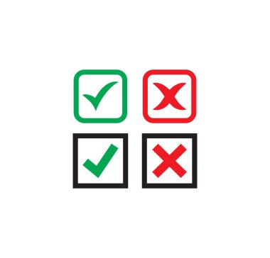 İşaretli etiketlerin vektör çizimleri