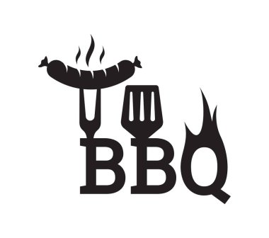 Izgara logosunun vektör çizimi