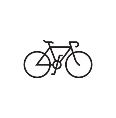 Bisikletin vektör illüstrasyonu