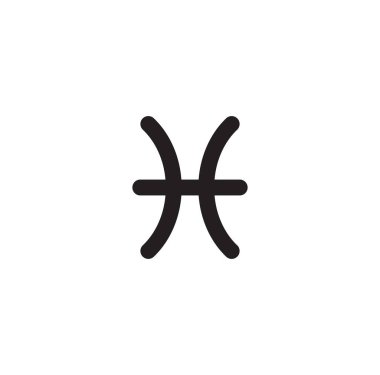 Balık burcunun vektör illüstrasyonu