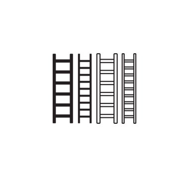 Merdivenlerin vektör illüstrasyonu