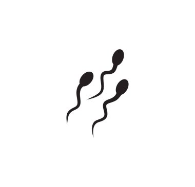 Sperm hücrelerinin vektör çizimi