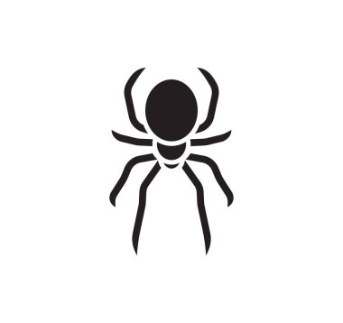 Örümceğin vektör çizimi