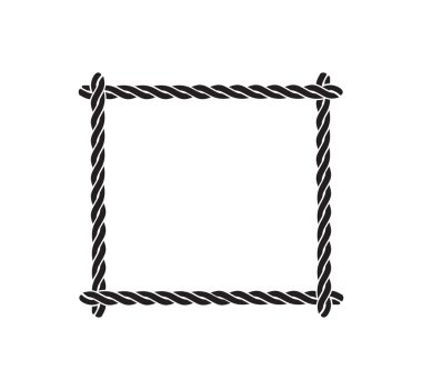 İp çerçevesinin vektör illüstrasyonu