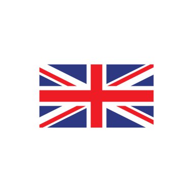 İngiliz bayrağının vektör illüstrasyonu