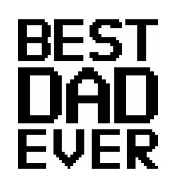 Gelmiş geçmiş en iyi babanın vektör çizimi.