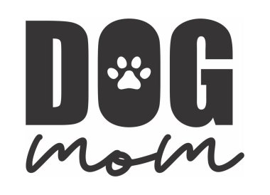 Anne köpeğin vektör çizimi.