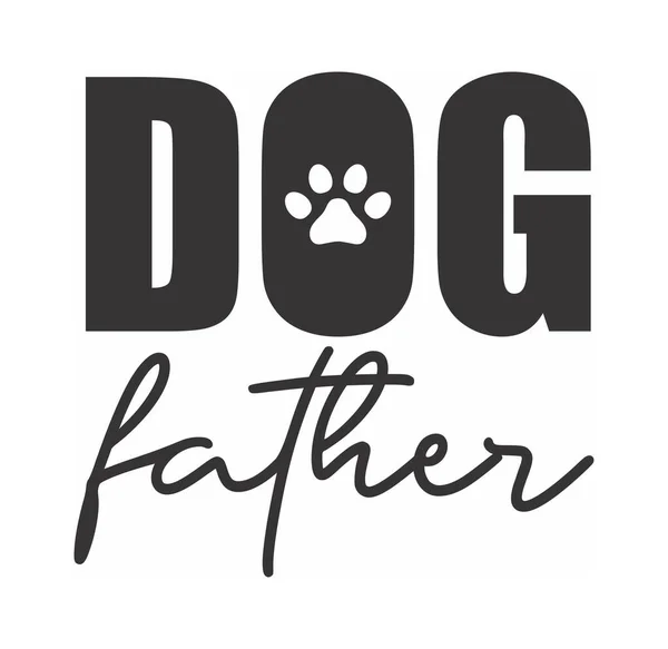 Εικονογράφηση Διάνυσμα Του Πατέρα Του Σκύλου — Διανυσματικό Αρχείο
