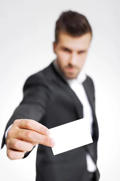 Hombre de negocios en busca de nuevo trabajo — Foto de Stock