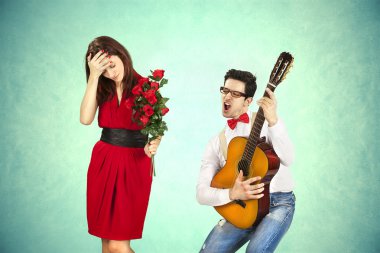 Komik Sevgililer günü, farklı yaklaşan eylemleri dizi