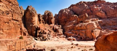 Petra Jordan panoramik şehir