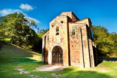 San Miguel de Lillo İspanya'nın Oviedo