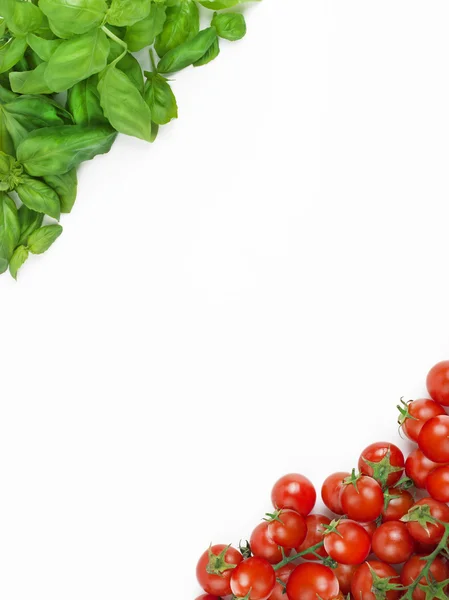 Итальянский флаг из свежих овощей — стоковое фото