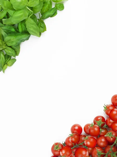 The Italian flag made up of fresh vegetables — Stock Photo, Image