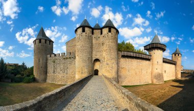 Castle of Carcassonne France clipart