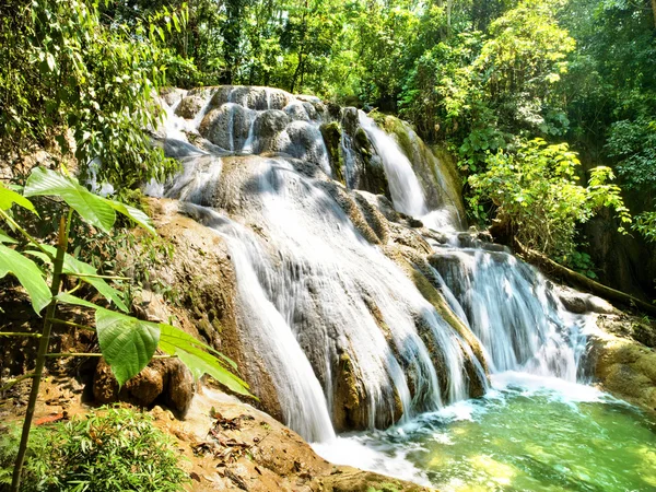 Aqua Azul waterfall in Chiapas Mexico — Stock Photo, Image