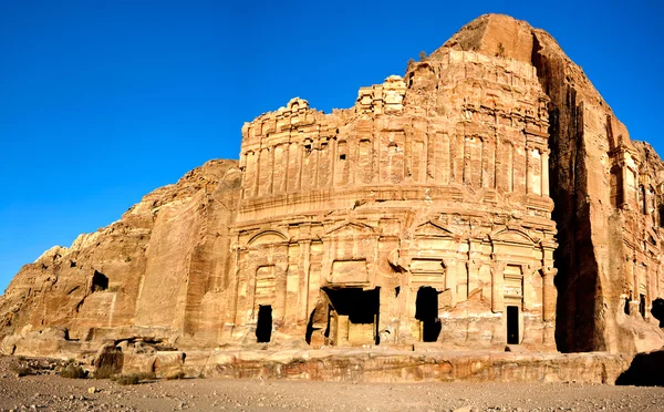 Palace mezar Petra Jordan — Stok fotoğraf