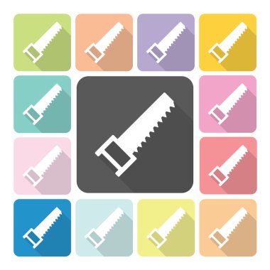 Simge renk set vektör çizim gördüm