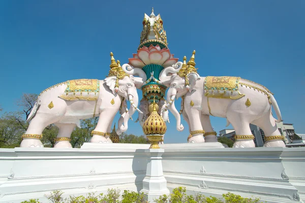 Olifant steen standbeeld (bangkok, thailand) — Stockfoto
