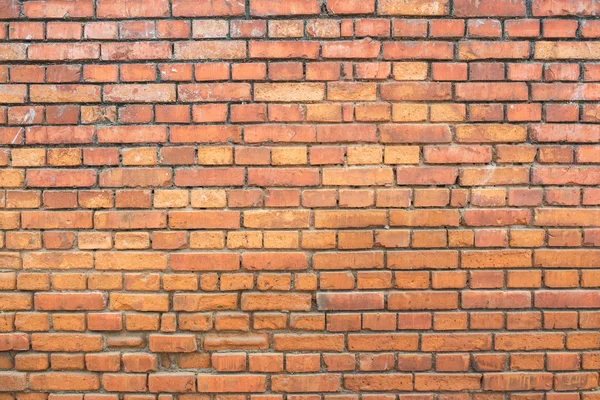 Fondo de pared de ladrillo rojo cuadrado — Foto de Stock