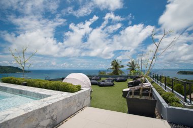 Tayland okyanus manzaralı güzel waterfront Süiti.