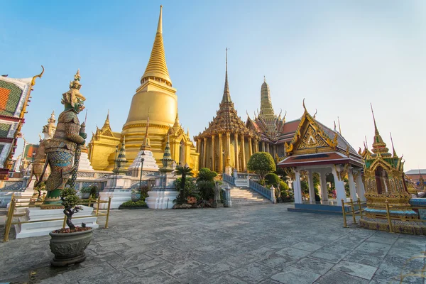 Phra Kaeo, Tempel van de Smaragd Boeddha, Bangkok Thailand — Stockfoto