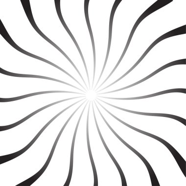 soyut büküm, girdap, ışınları Radyal şık arka plan 