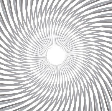 soyut büküm, girdap, ışınları Radyal şık arka plan 