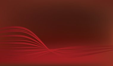 eğrileri ve çizgileri kırmızı arka plan dalgalar