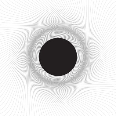 soyut büküm, girdap, ışınları Radyal şık arka plan 