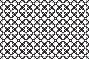 Daire şekilleriyle birlikte soyut tek renkli desen. Geometrik Yinele