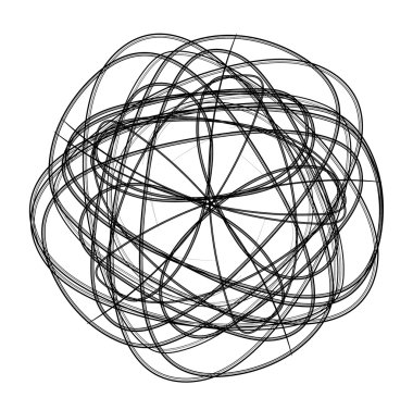 gökadasında soyut siyah ve beyaz tasarım öğesi