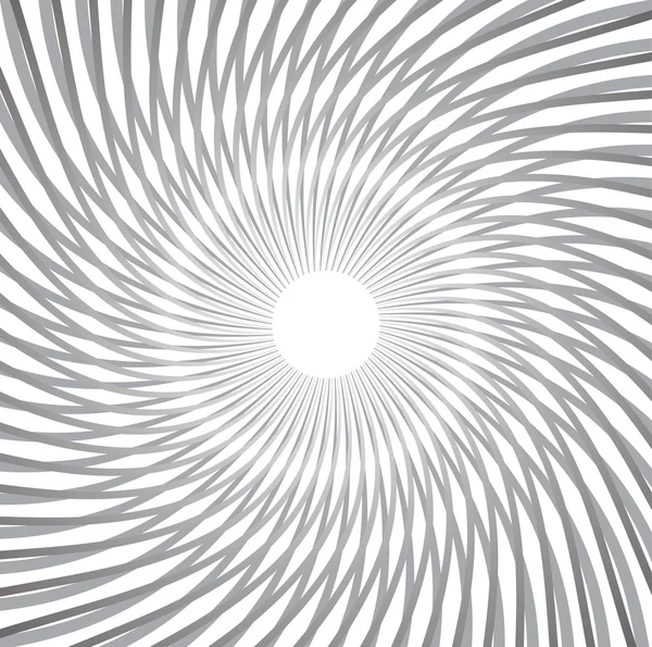 Abstrakt twist, virvel, strålar radiella snygg bakgrund — Stock vektor