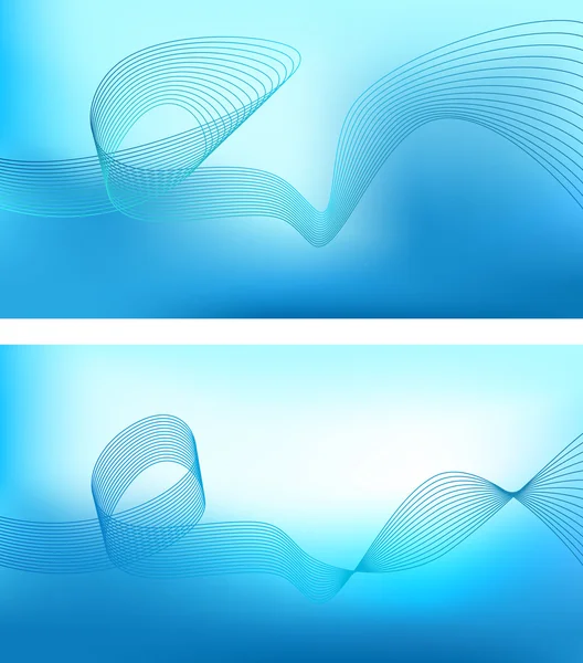 Ondas fondo ondulado líneas abstractas diseño de agua — Archivo Imágenes Vectoriales